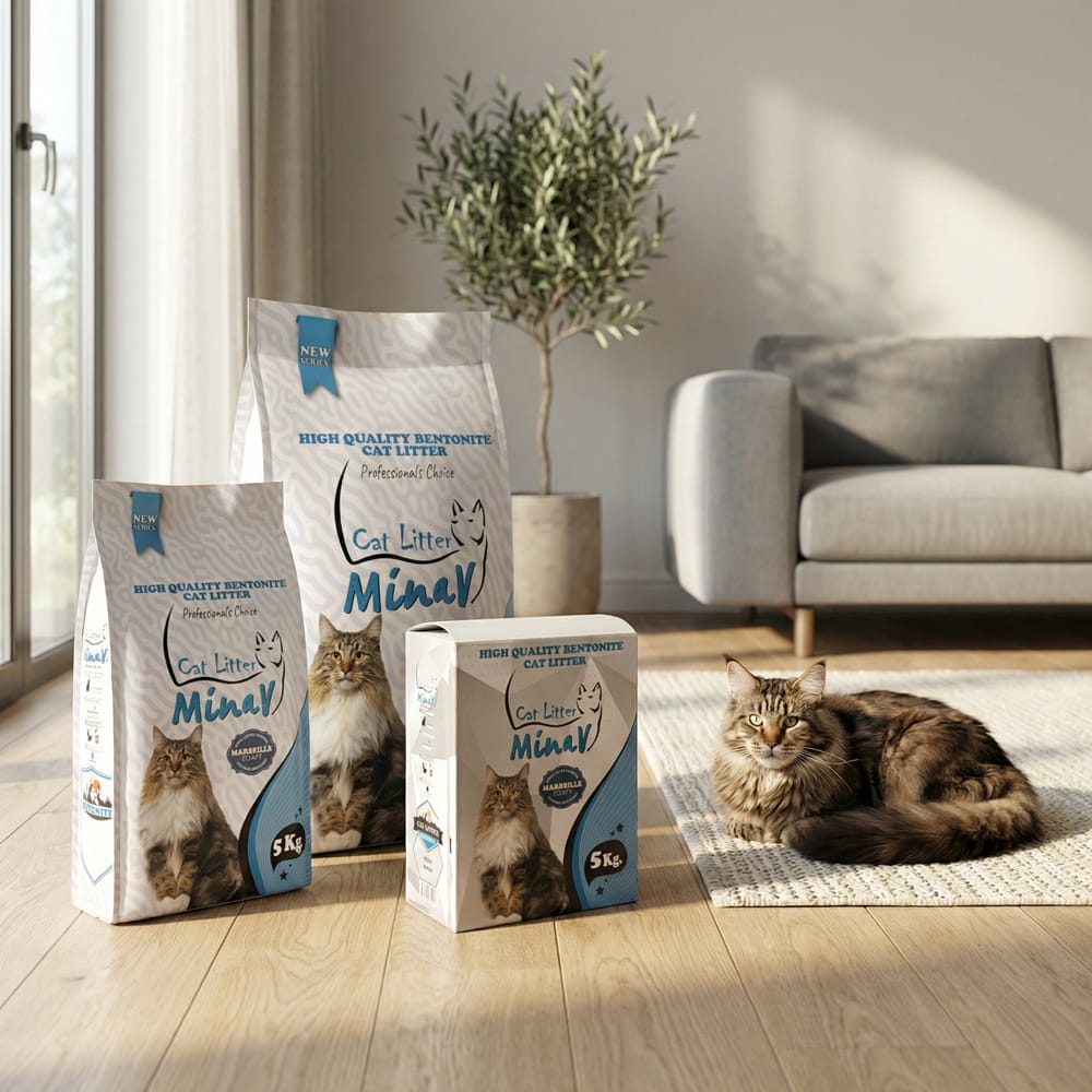 Minav Marsilya Sabunu Kokulu Sodyum Bentonit Kedi Kumu